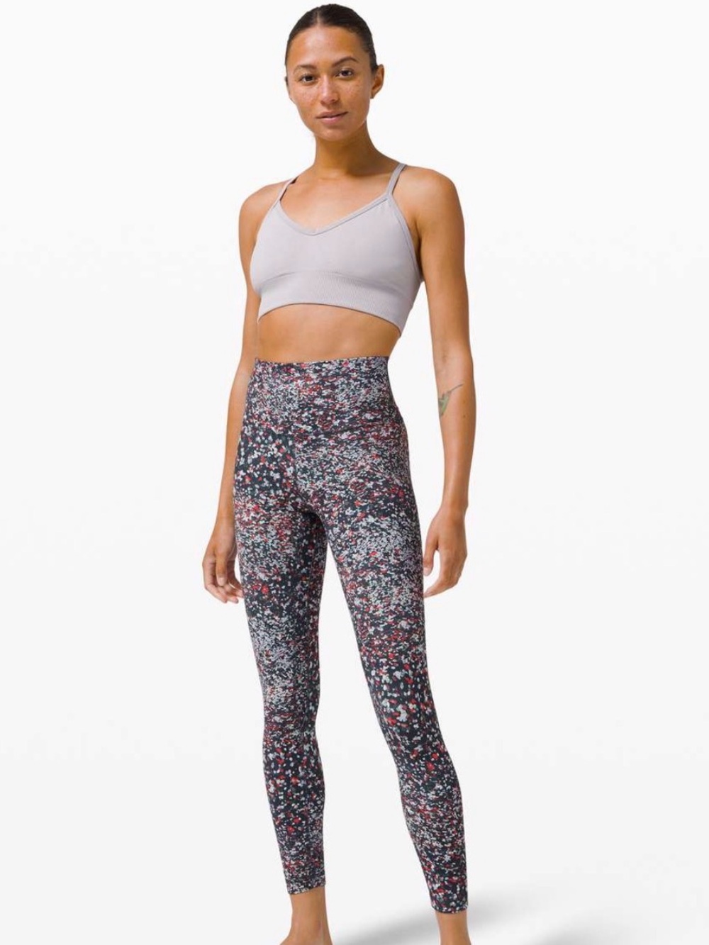 Lululemon align 28” leggings water blossom multi size 4 yoga gym